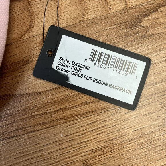 Guess Girls Flip Sequin Backpack Book Bag Pink NEW - Picture 5 of 7